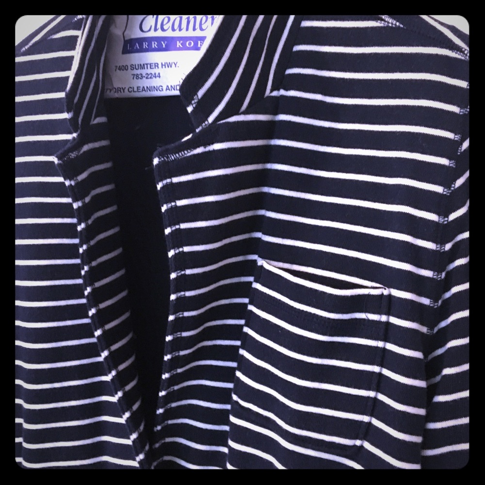 Navy Nautical Stripe Womens’ Gap Blazer